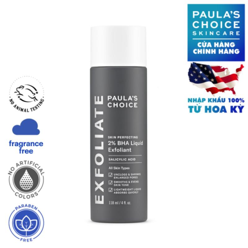 Dung dịch loại bỏ tế bào chết Paula’s Choice Skin Perfecting 2% BHA Liquid Exfoliant 118 ml