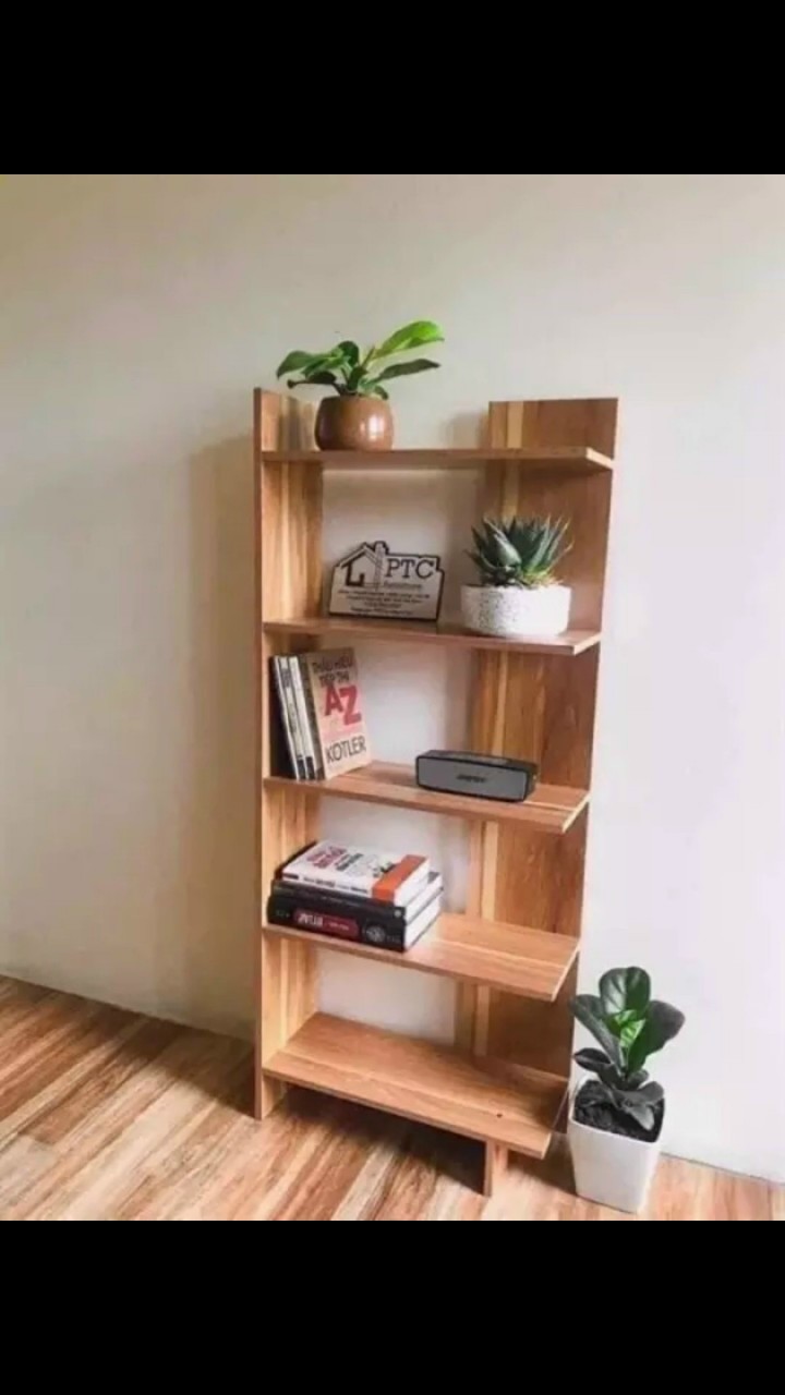 Kệ gỗ đa năng 5 tầng, kệ trang trí, kệ để sách vở, túi xách ,đồ dùng.