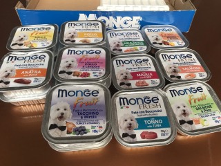 Pate Monge nhiều vị hộp 100g cho chó thumbnail
