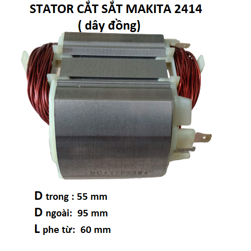 Stator, cuộn điện lắp máy cắt sắt 2414 NB