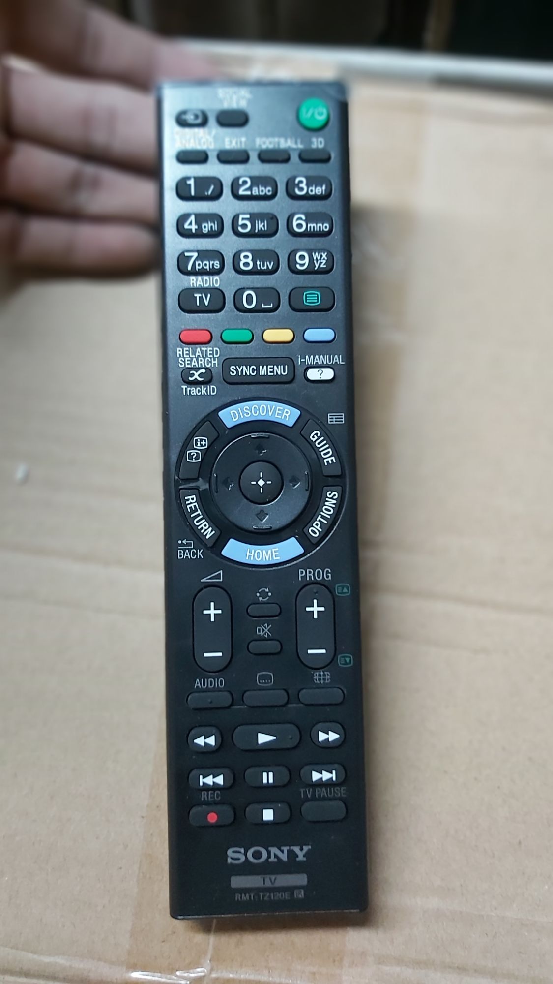 điều khiển sony tz120 zin