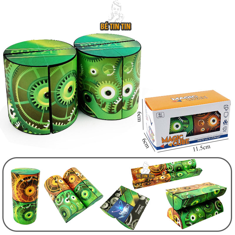 Đồ Chơi Khối Rubik 3D Thay Đổi Hình Dạng Độc Đáo Cho Trẻ Em