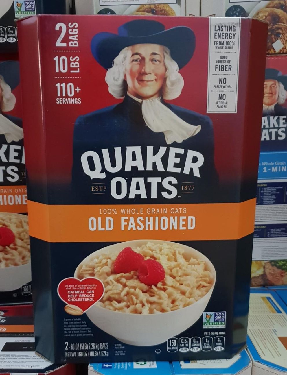 [HCM]NỮA THÙNG YẾN MẠCH QUAKER OATS (2.3KG) LOẠI cán mõng