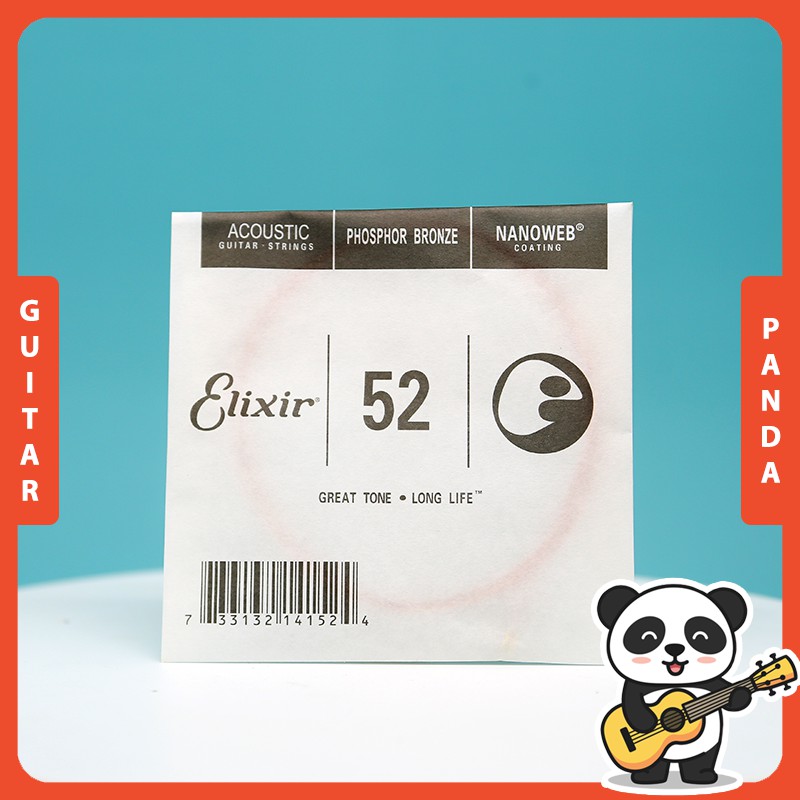 [HCM]Bộ Dây Đàn Guitar Acoustic Elixir 16027 Cao Cấp Guitar Panda