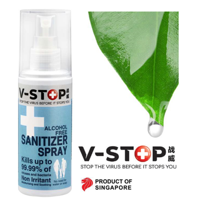 Xịt khử khuẩn, diệt virus không dùng cồn VSTOP 100ml