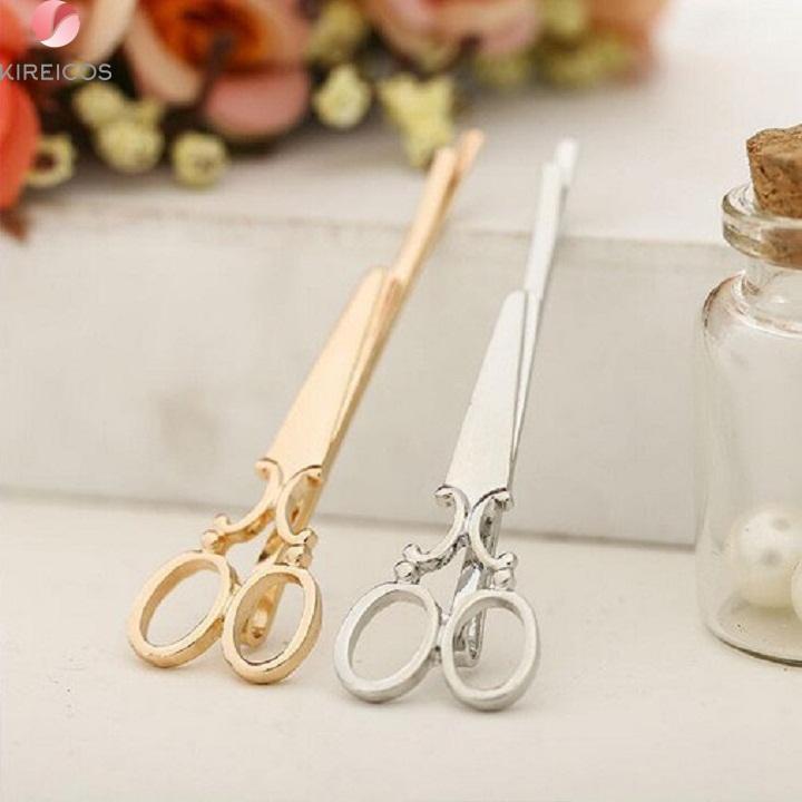 Set 2 kẹp tóc hình cây kéo phong cách hàn quốc độc đáo