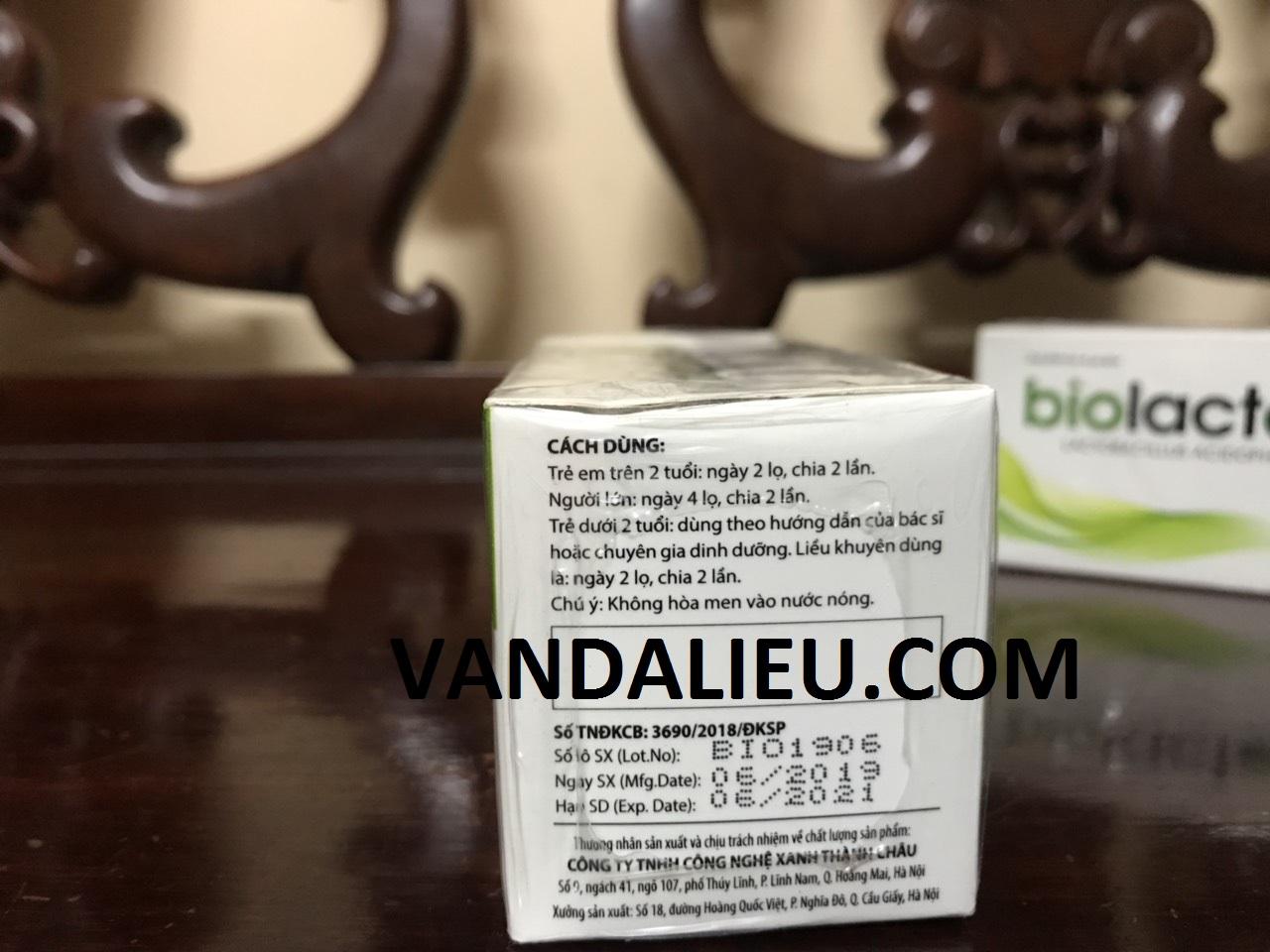 (MẪU MỚI ) MEN VI SINH BIOLACTOMEN  (Viện Khoa Học Và Công Nghệ Việt Nam)