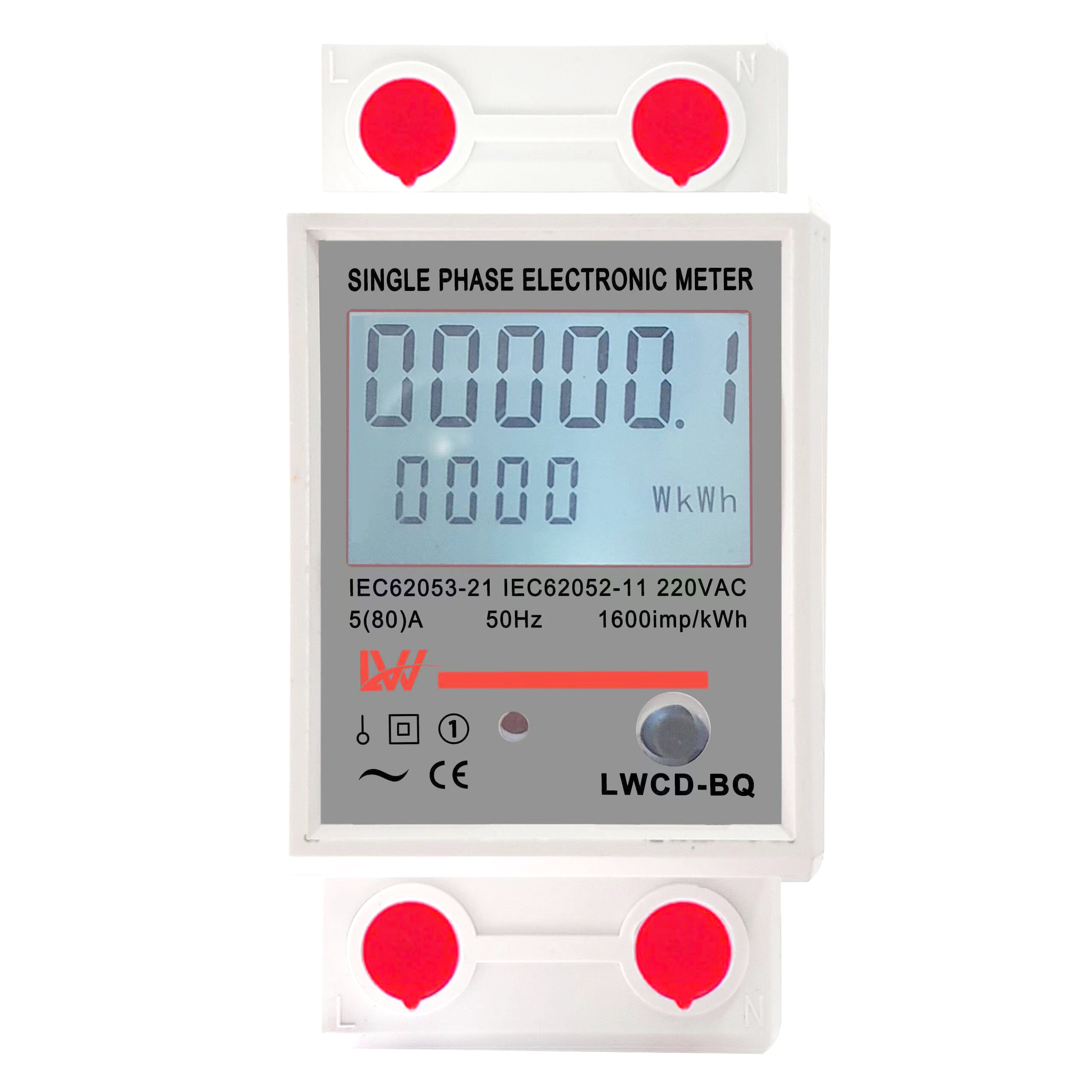 Công tơ điện tử 1 pha 80A dùng để đo số điện tiêu thụ , Đo công suất , đo điện áp , đo cường độ dòng điện . đồng hồ đo điện