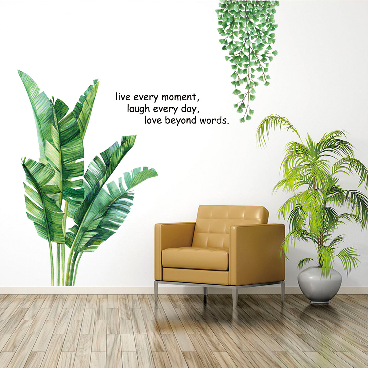 Decan Dán Tường An Phú Decor Cây Chuối Cảnh