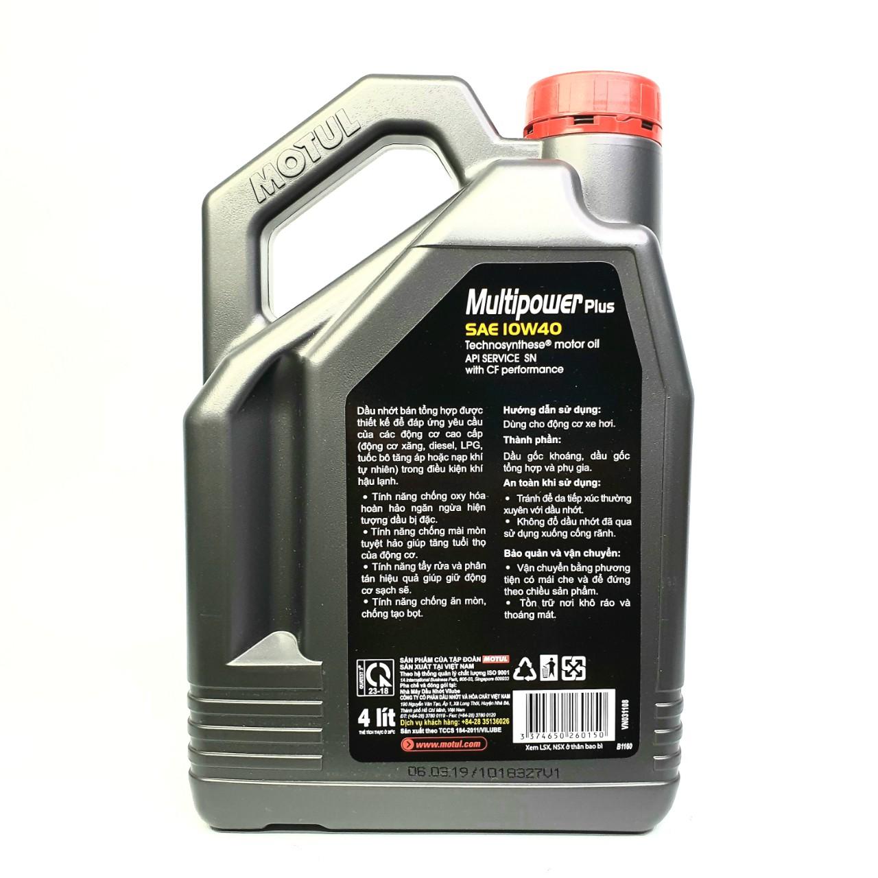 Motul MultiPower Plus 10W40 4L