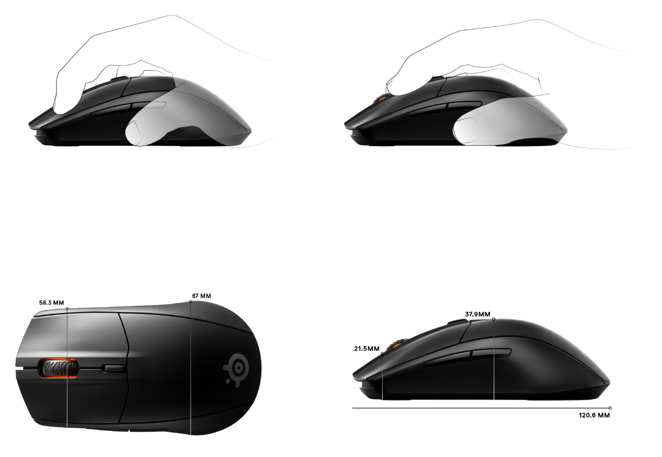 Chuột STEELSERIES RIVAL 3 Wireless gaming mouse MKStore