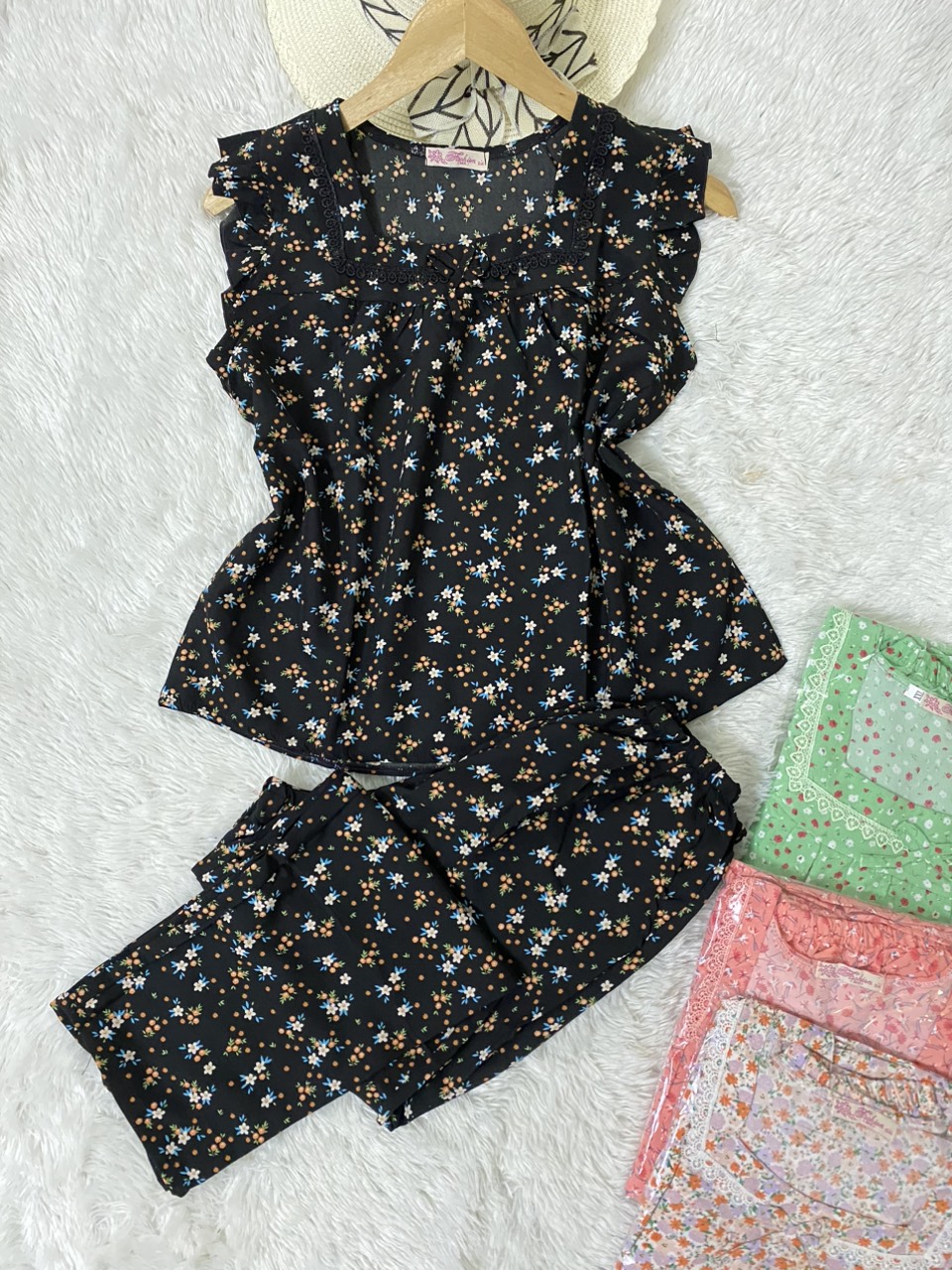 [BIGSIZE 60kg-70kg TÙY CHIỀU CAO] Pijama Lụa Hàn Siêu Mịn Thoáng Mát - Đồ Bộ Nữ -Pijama Nữ đẹp