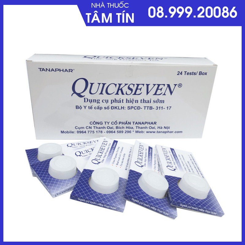 Hộp 24 que thử thai Quickseven