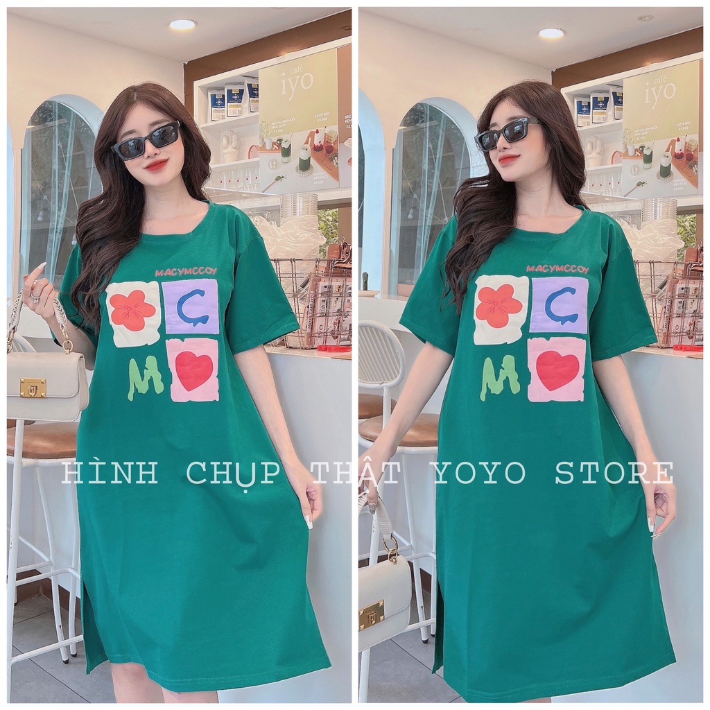 Đầm thun suông bigsize nữ từ 55kg đến 80kg chất thun thái YoYo đủ màu