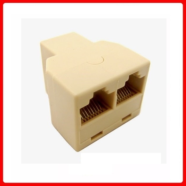 Đầu nối dây mạng LAN RJ45 1 ra 2