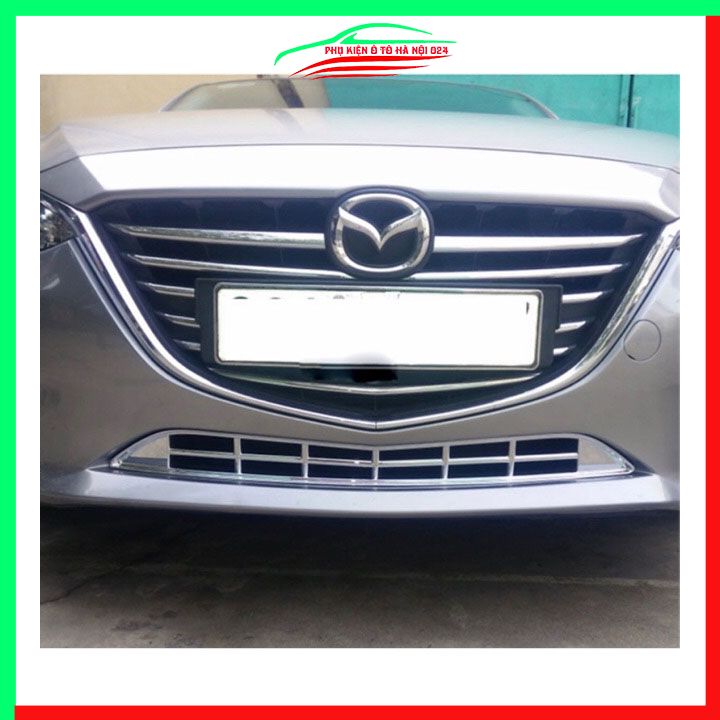 Ốp trang trí mặt ca lăng, calang dưới cho xe Mazda 3 2015-2017