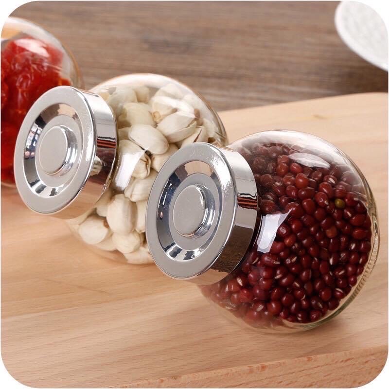 [HCM]HỦ THUỶ TINH ĐÁY NGHIÊNG 180ml (hai đáy)