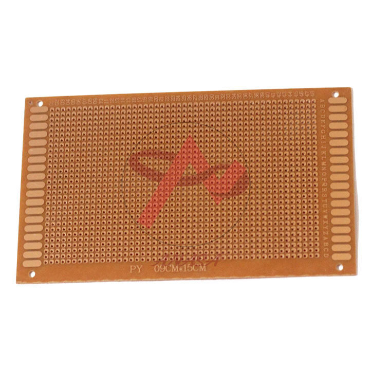 Pcb đục lỗ 9x15cm 1 mặt phủ vàng loại thường