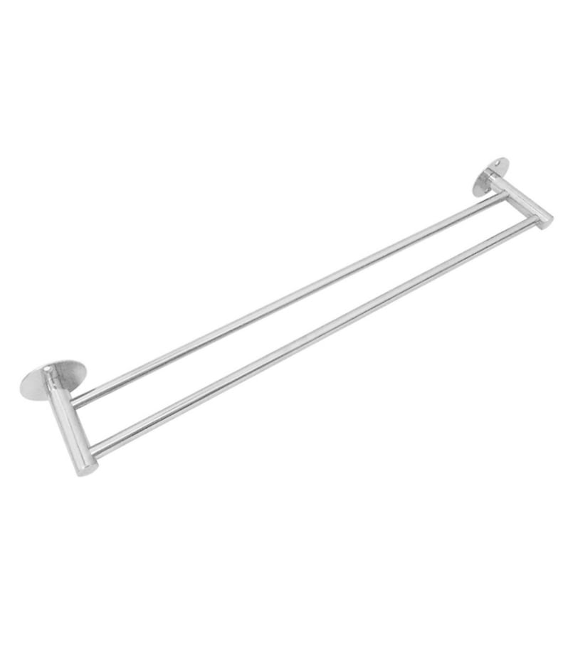 [HCM]Máng khăn đôi inox 304 bền và sáng bóng.