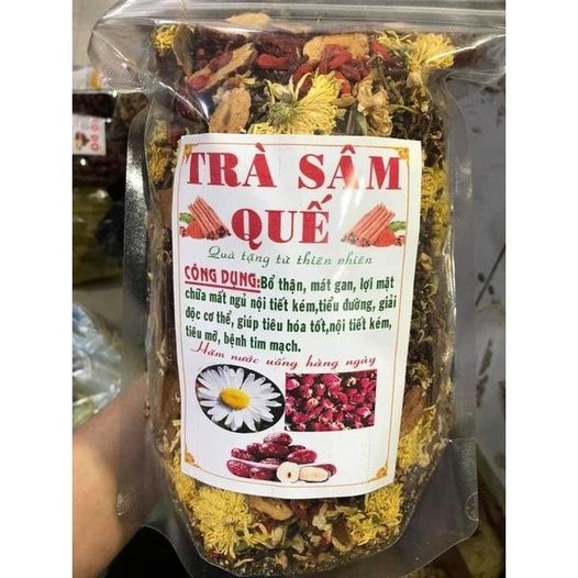 Trà sâm quế b*ổ phổi .thanh nhiệt.giả*i độc 500gr