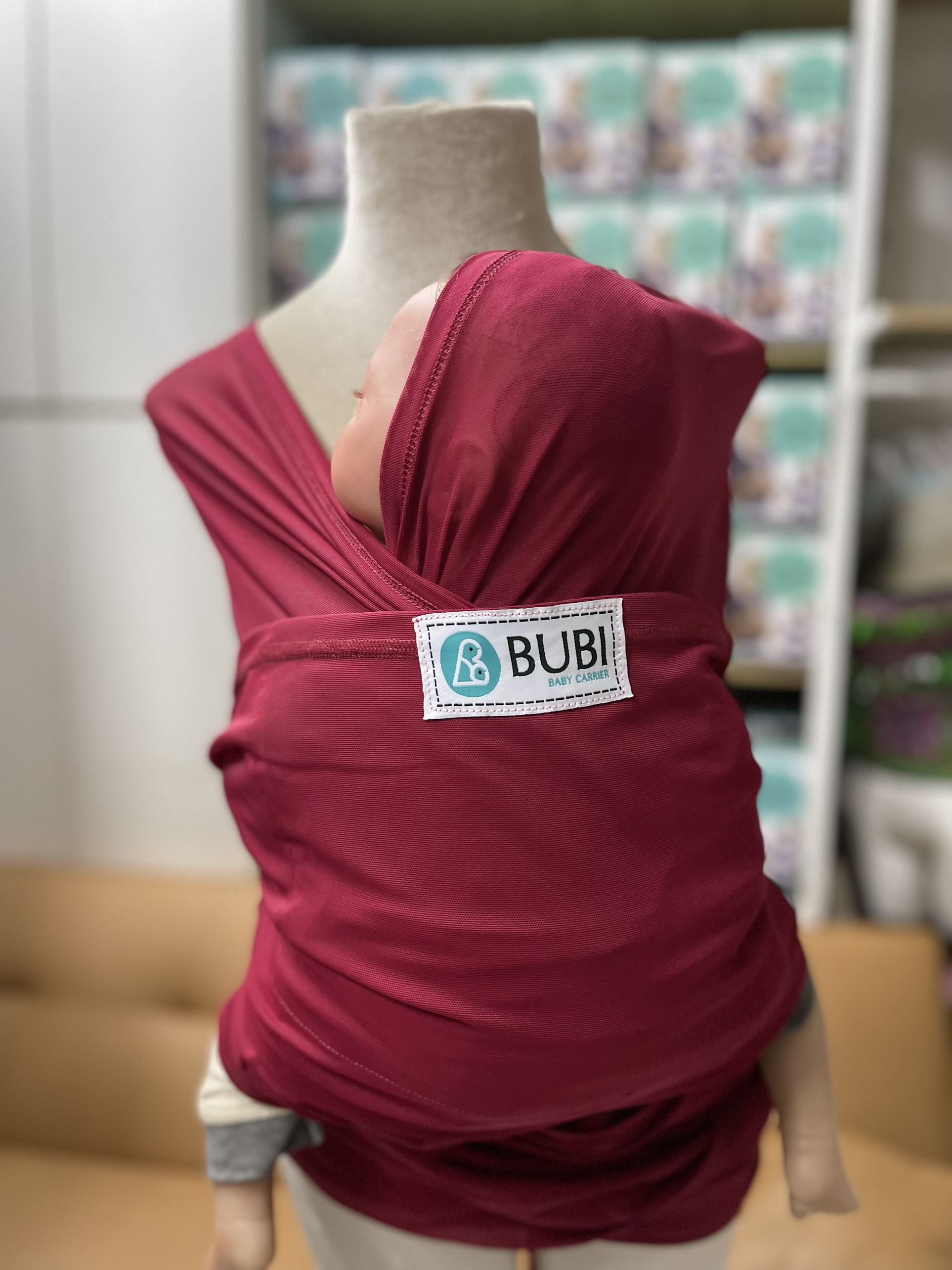Địu vải BUBI Wrap - Lưới thoáng khí