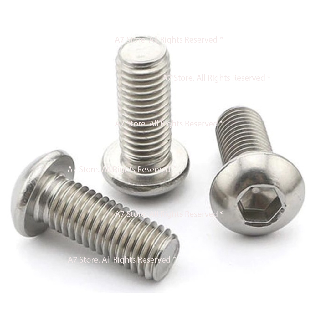 Bulon (Ốc) Lục Giác INOX 304 ĐẦU DÙ M6 CD1029