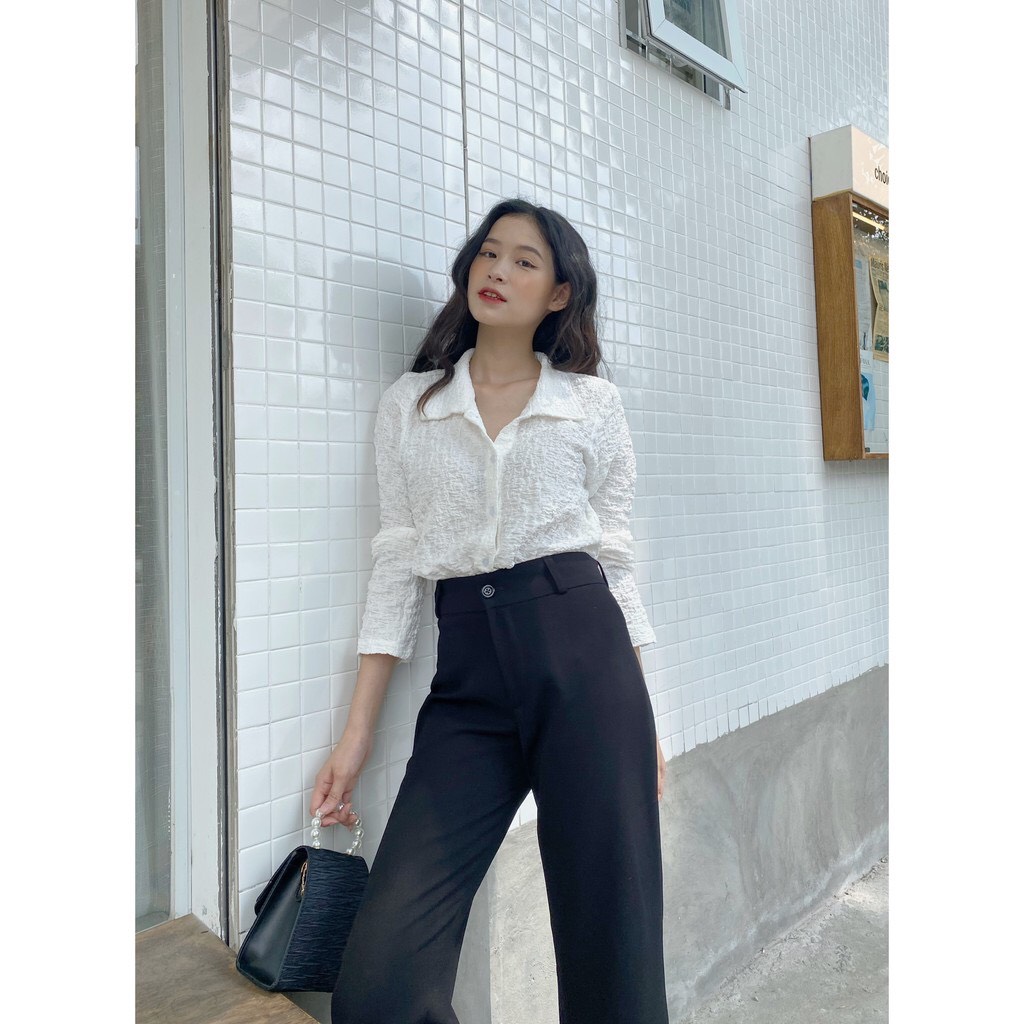 YU CHERRY | Áo nữ Pattern Spandex Shirt YA378