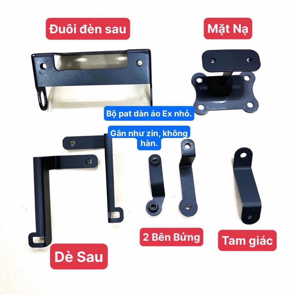 Bộ pat xuống dàn áo ex 2010 gắn cho ex 2011