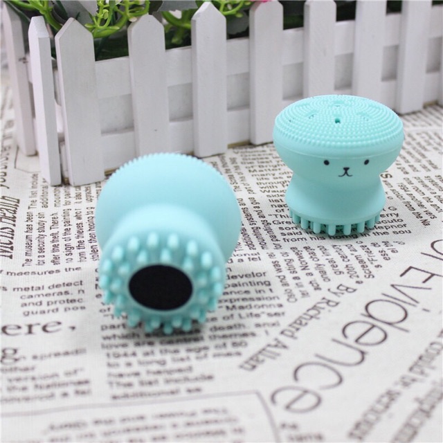 BẠCH TUỘC RỬA MẶT-Bán Sỉ Cọ Rửa Mặt Silicon-puff