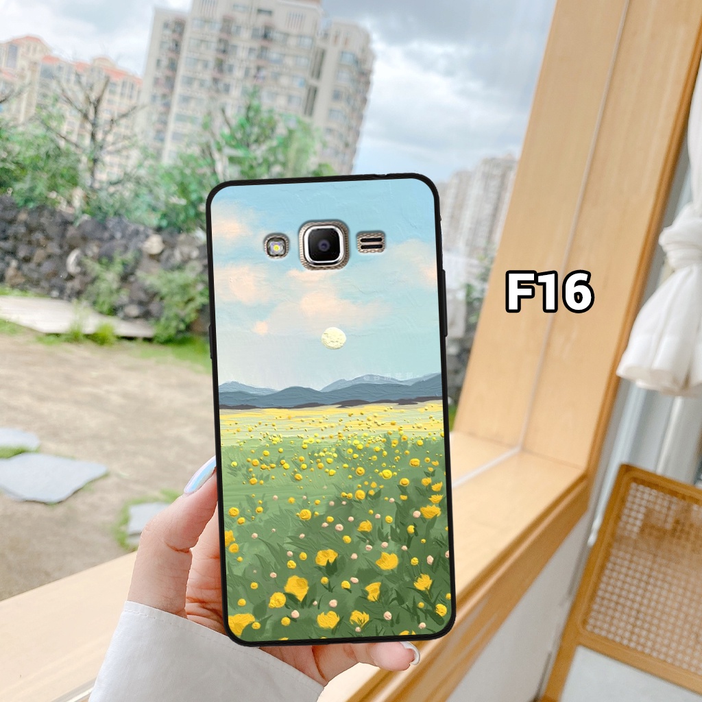 Ốp điện thoại samsung j2 prime/ j3/ j5/ j7/ j3 2016/ j5 2016/ j7 2016 - ốp lưng samsung in hình cánh đồng hoa nhẹ nhàng