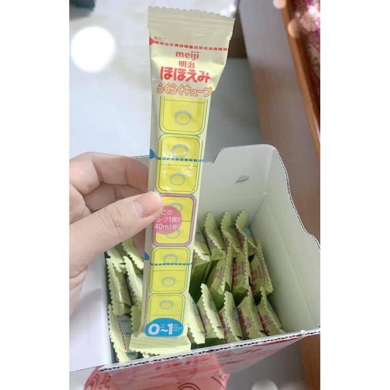 Sữa meiji thanh số 0 (nguyên hộp 24 thanh 0 - 1 tuổi )