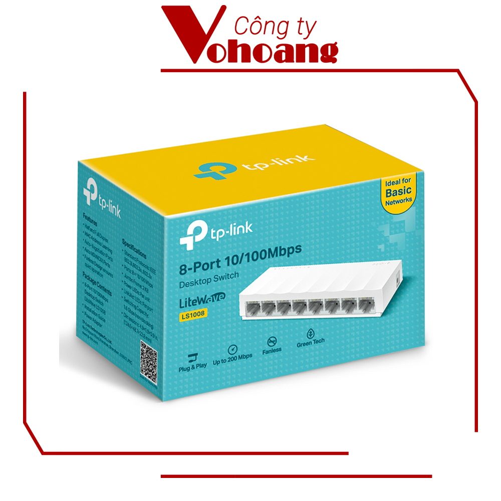 Switch chia mạng 8 Cổng 10/100Mbps TP-Link LS1008