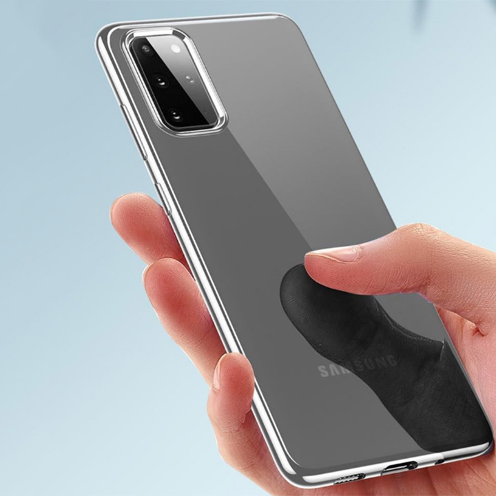 Ốp lưng dẻo silicon trong suốt samsung s20 plus