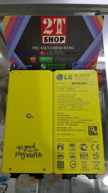 PIN LG G5 CHÍNH HÃNG, ĐÚNG CHẤT LƯỢNG (BAO SỤP NGUỒN TRỌN ĐỜI- BAO CHECK LGVN)