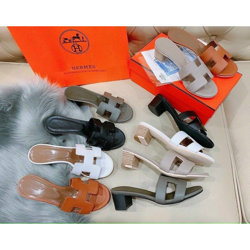 dép hm gót vuông 3cm các màu hàng loại 1 ( ảnh thật -rẻ vô địch) (hm 5cm)