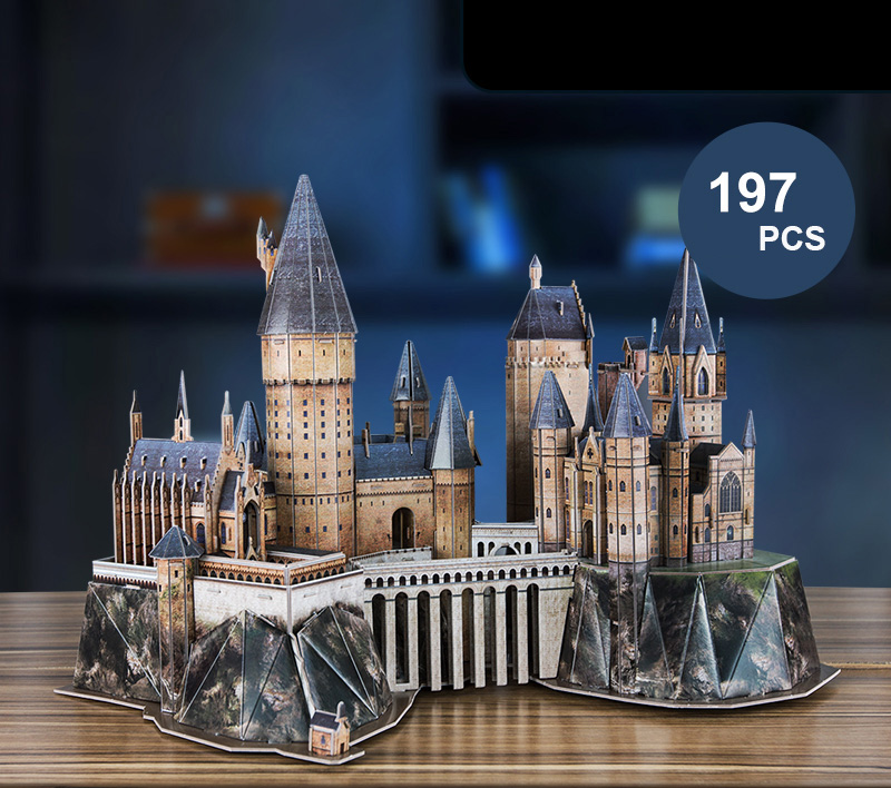 Mô Hình Giấy 3D CubicFun - Harry Potter Hogwarts Castle DS1013h