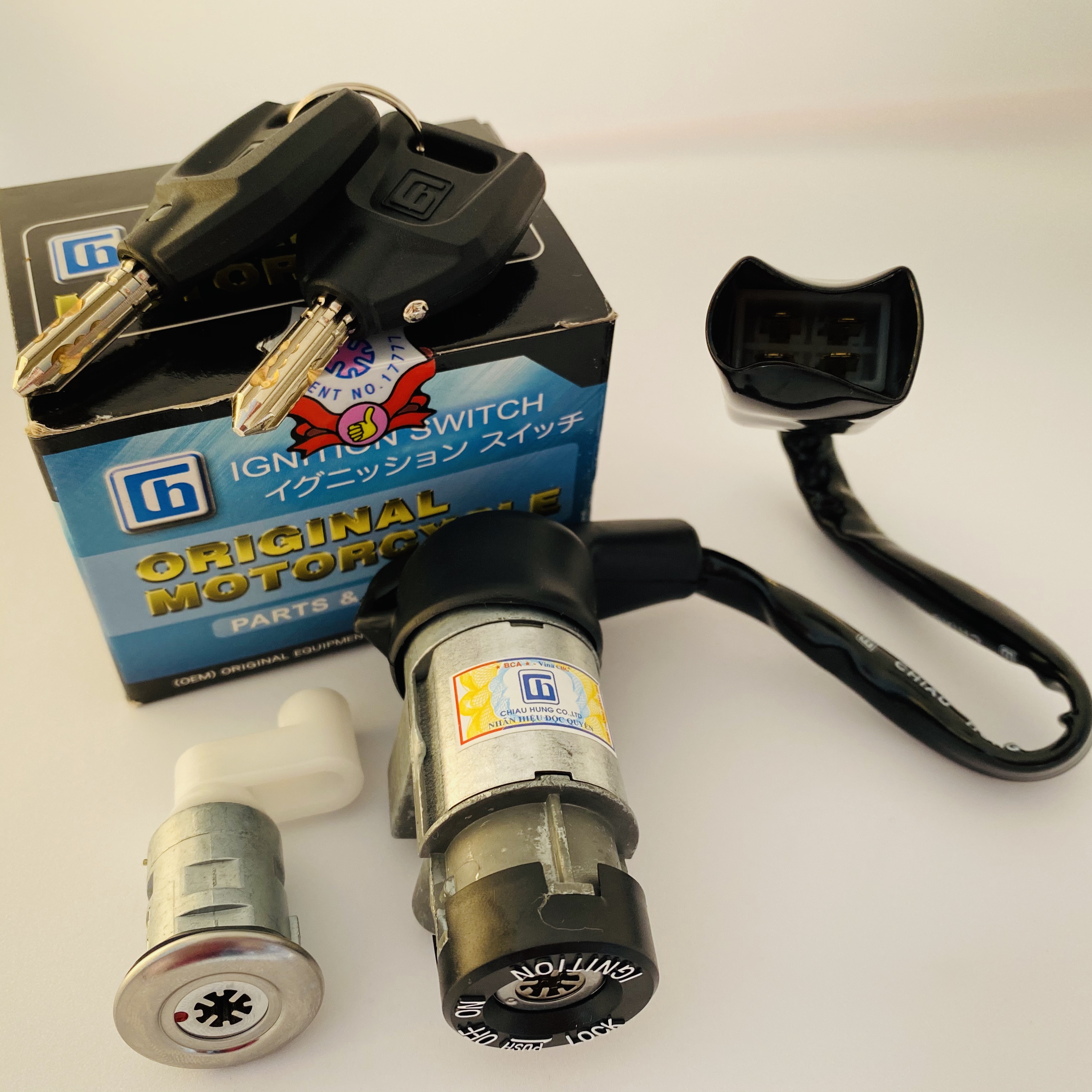 Ổ Khóa Chống Trộm 8 Cạnh Honda Wave