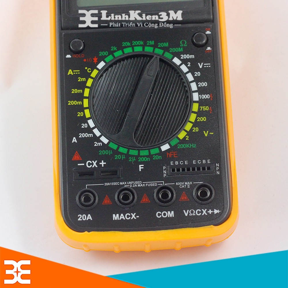 Đồng Hồ Đo Vạn Năng DT-9208A ( BH : 3 tháng )
