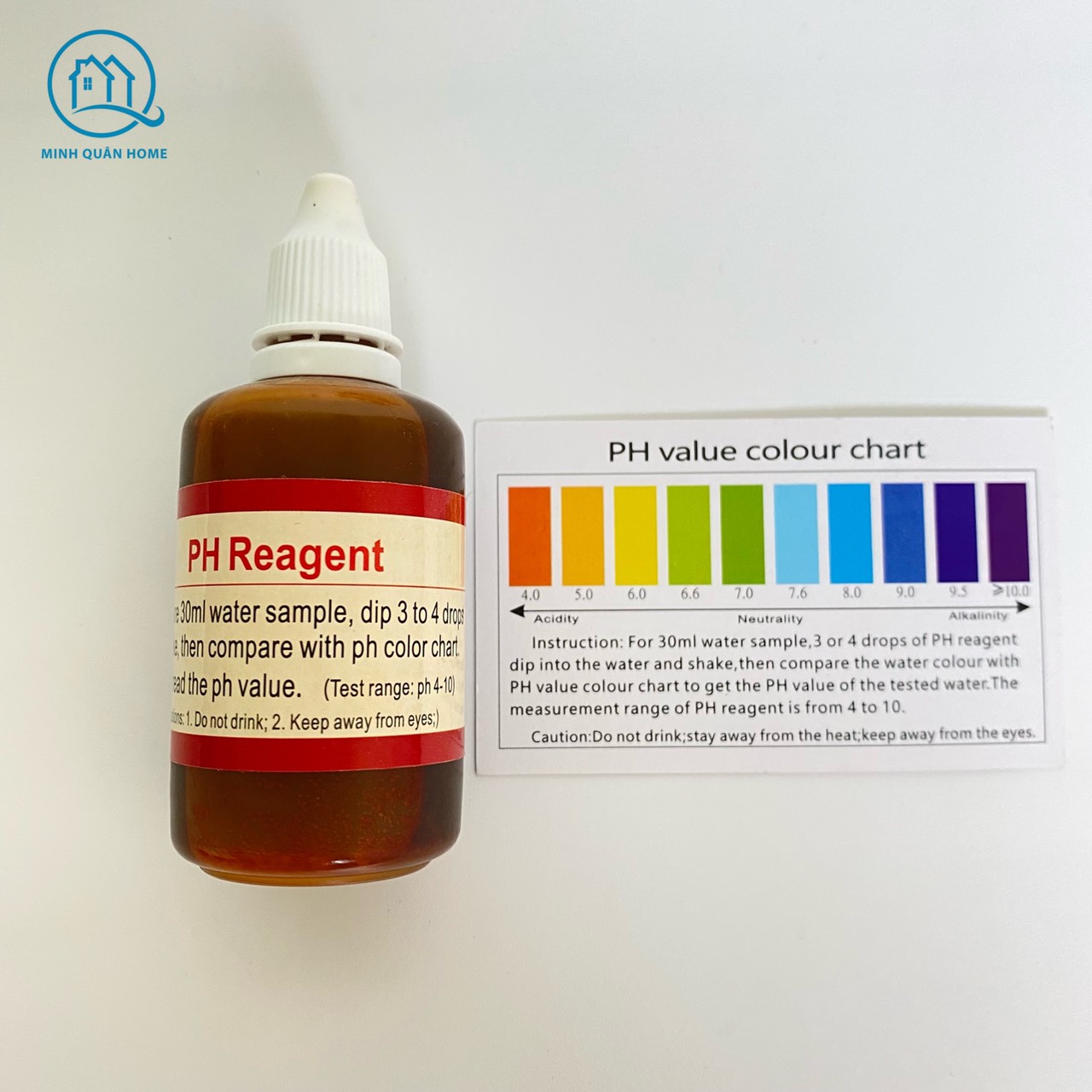 Dung dịch đo độ pH trong nước, chai 10ml hoặc 50ml