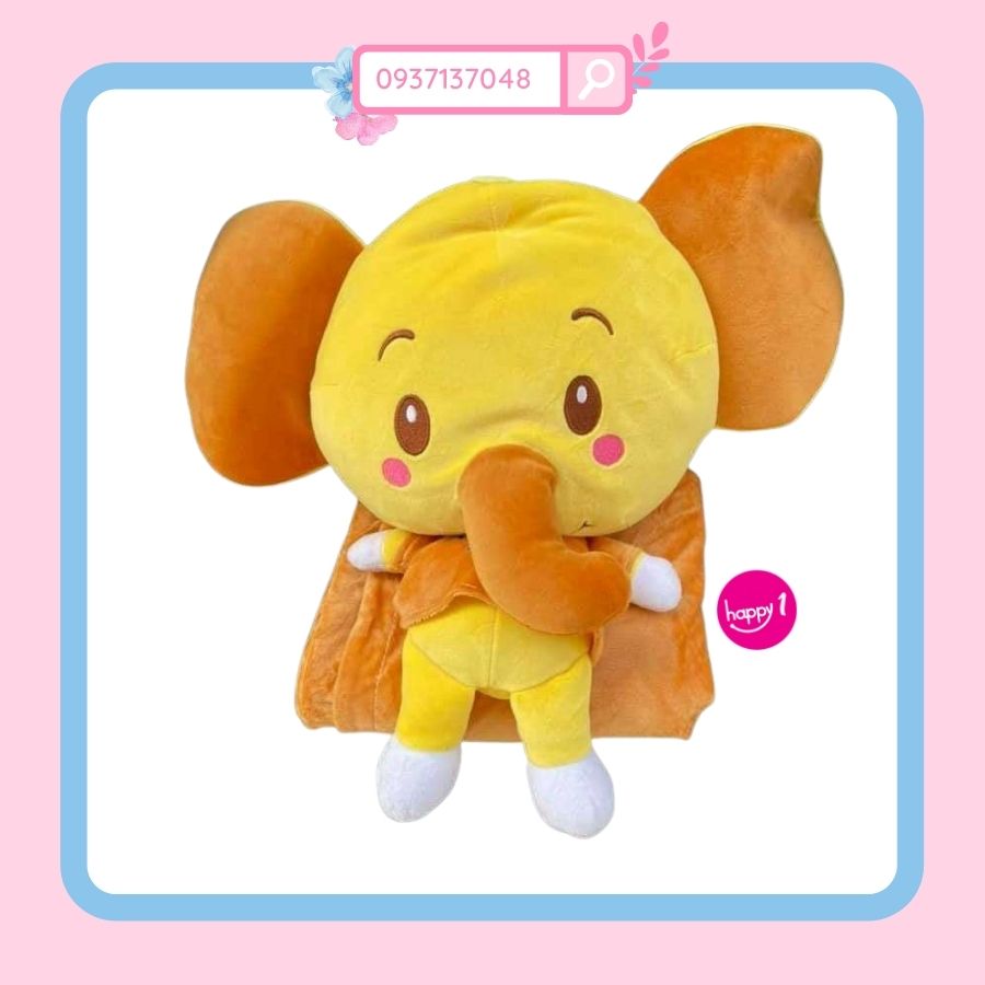 Set gối mền voi con quà tặng Nutren Junior