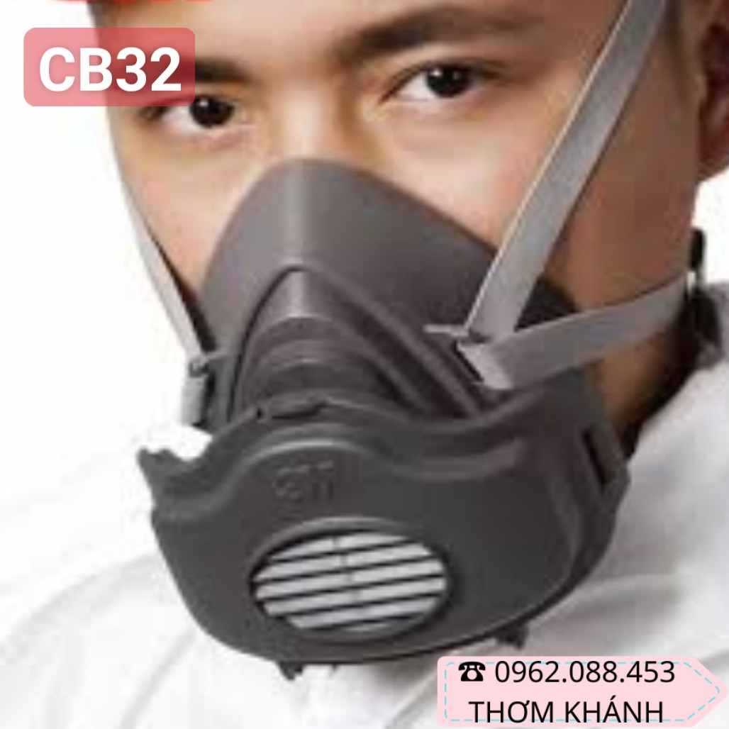 Mặt nạ phòng độc, phòng bụi, chống bụi mịn 3m3200