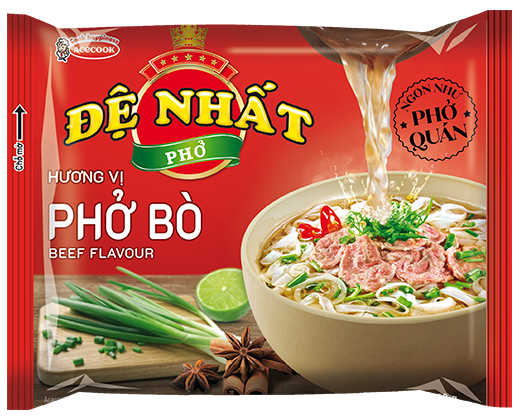 Combo 10 Gói Phở Ăn Liền Đệ Nhất Gói Lớn 68g