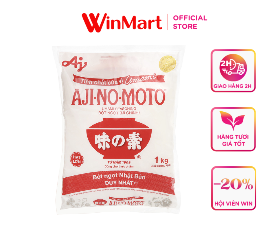 [Siêu thị WinMart] - Bột ngọt (mì chính) Ajinomoto gói 1kg