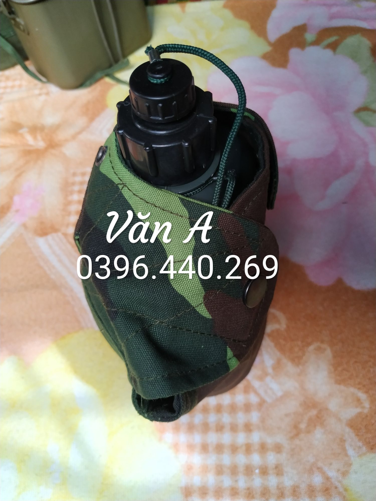 Combo Bình đông nhựa (Bi Tông) + Ca Nhôm + Túi vải