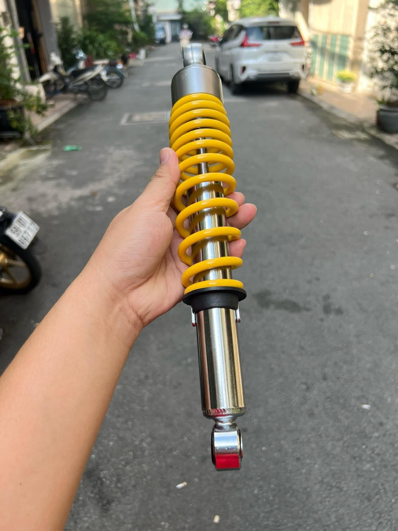 Cặp Phuộ Nice H2C gắn wave , Dream , Future " kèm cục đôn " pay sước bao đẹp