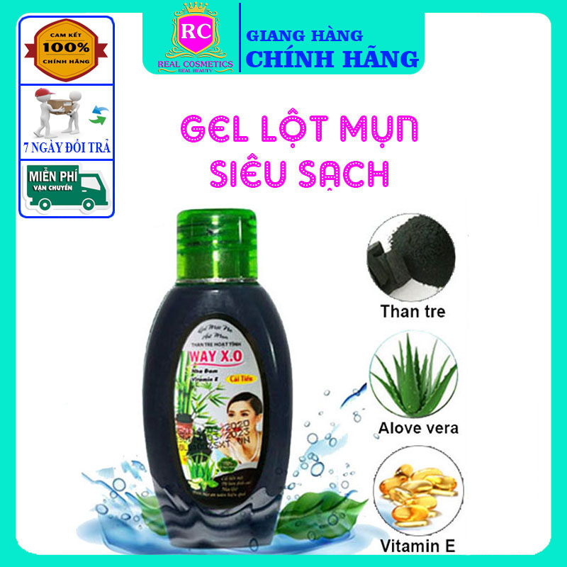 Gel lột mụn đầu đen, mụn cám, tặng mặt nạ giấy chai 60g