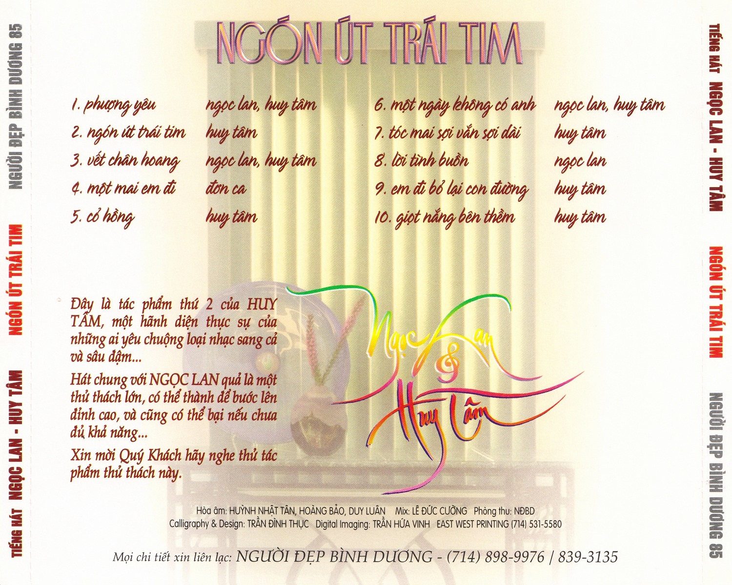 Set of 6 Cds of Ngoc Lan's Singing 4 (Japanese Disc)