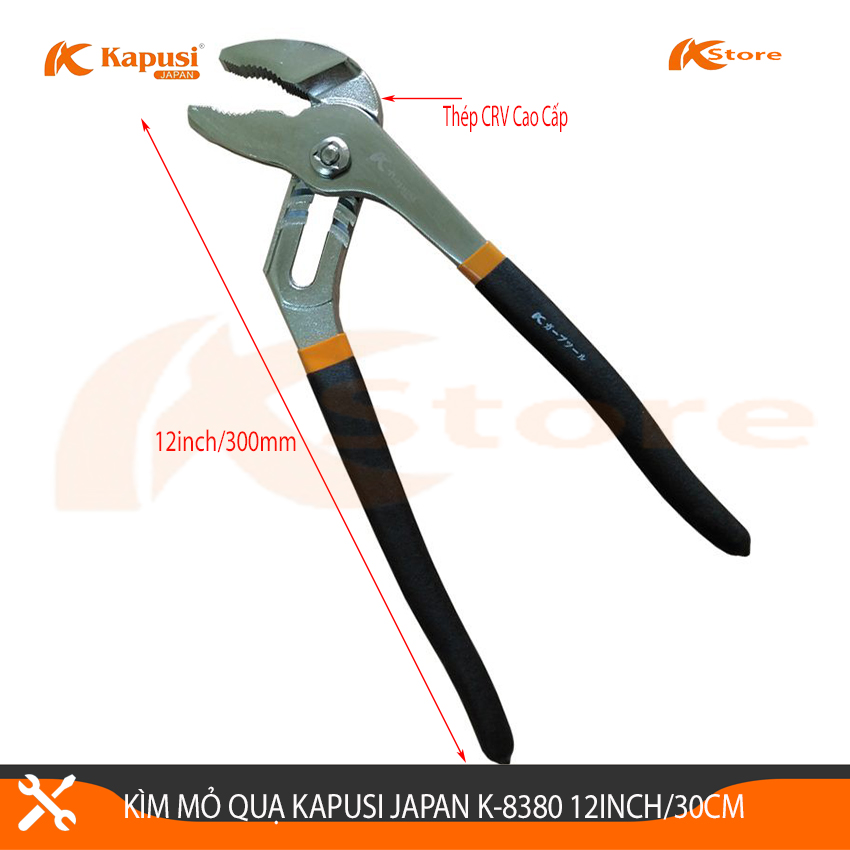 Kìm mỏ quạ cao cấp kapusi japan 10inch/25cm và 12inch/30cm