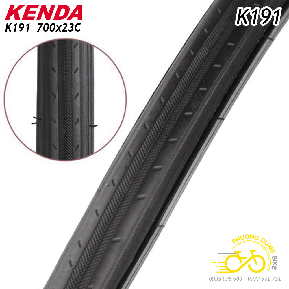 Lốp (Vỏ) xe đạp KENDA VN K191 700x23C - 1 Cái