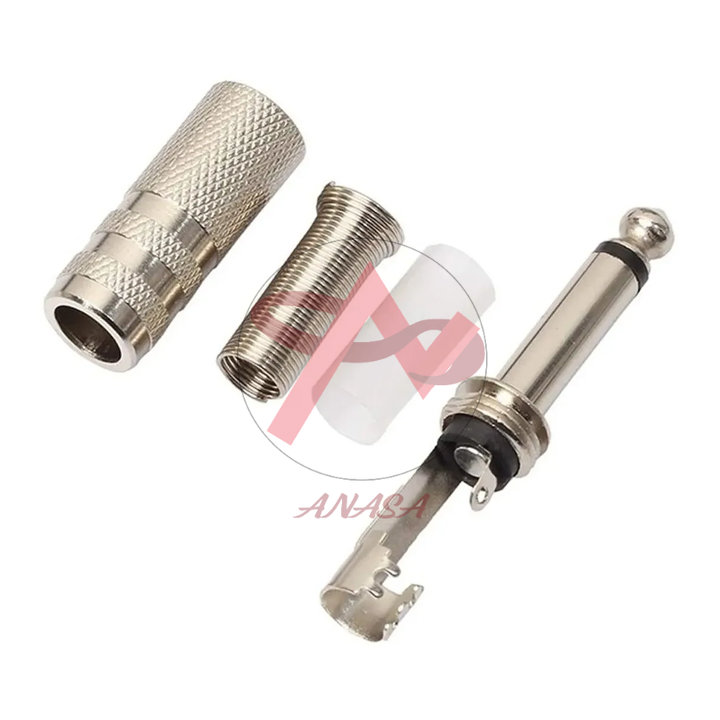 Jack Đực Nối Micro 6Ly Mạ Bạc